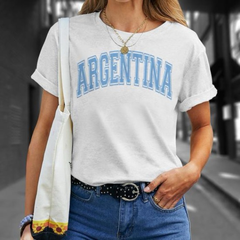 Where I’m From | NWT| Size small | White and Blue Graphic Tee
